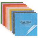 Glitter Acrylic Sheets 8x8 Inch 3mm (1/8") - 10 Pack Multi Color for Laser Cutting, DIY Crafts | Pre-Cut Sparkle Plastic Sheets with Smooth Edges | Engraving, Jewelry, Home Decor Material