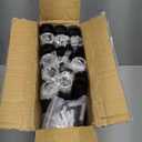 Heavy Duty Extra Long Curtain Rods 144-240 Inches, Adjustable for 12-20ft Large Windows & Sliding Doors - 1 Thick Metal Reinforced Brackets, Black Curtain Drapery Rod for Living Room Outdoor Patio