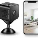 ULar 1080P WiFi Mini Square Security Camera with Night Vision | Indoor & Outdoor Monitor 24/7, Motion Detection&Alerts, Local Recording, WiFi/Hotspot,300mAh Battery,No Audio