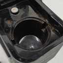 Single Serve Hot & Iced Coffee Maker with Strong Brew, 40oz Removable Reservoir, 6 Brew Sizes, Compatible with K Cup and Grounds, Compact for Home, Office, RV and Dorm, Black (2.0 Version)