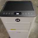 SereneLife 10,000 BTU Portable Air Conditioner, 3-in-1 AC with Cooling, Dehumidifier and Fan, Energy Efficient Mini AC Unit with 450 Sq. Ft. Coverage, Includes Window Mount Kit, (Gray) (White)