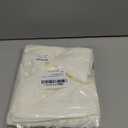 xuan dian Standard Pillow Shams 2 Pack, Standard Size Pillowcases, Soft Microfiber Geometric Tufted Pillow Covers with Envelope Closure, Ivory, 20x26 Inches