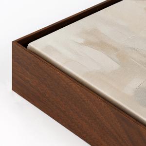 FOLKOR Floater Frame for 24x48 Canvas Paintings,5/6" Deep,Walnut Woodgrain