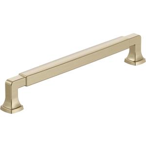 Amerock Stature 7-9/16 inch (192mm) Center-to-Center Golden Champagne Cabinet Pull, BP55510BBZ