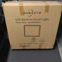 2X2 FT LED Flat Panel Light, 45W, 5625LM, 3000K/4000K/5000K Color Temperature Adjustable, Dimmable 0-10V Drop Ceiling Light - ETL, DLC (4 Pack)