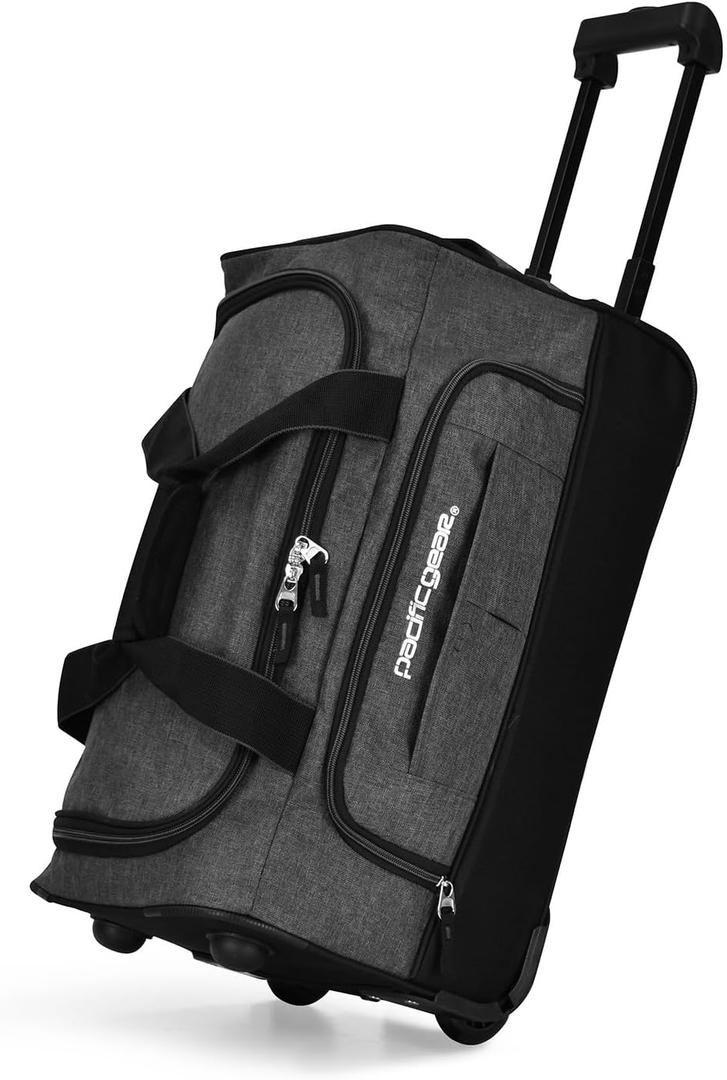 Pacific Gear Duffel Bag with Rolling Wheels, Size: 21 Inch