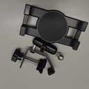 GDZN Golf Cart Tablet Holder, 360 Rotatable Metal Square Pole Clamp for EZGO/Club Car/Yamaha/Icon, Heavy Duty Anti-Shake Mount Fits iPad Pro Air Mini, Galaxy Tab, Z Fold, Fire HD 4-13'' Devices