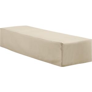 Crosley Furniture Patio Furniture Covers, Waterproof Outdoor Chaise Lounge Cover for Backyard, Tan