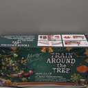 Christmas Train Set for Around The Tree Train Toys for Toddlers with Luxury Track & Glowing,Lights & Sound,Train Carriages & Tracks for 3 4 5 6 7 8+ Years Old Kids Decoration Indoor