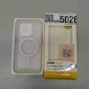 MOCCA Strong Magnetic for iPhone 15 Pro Case, [Compatible with Magsafe][13FT Military Drop Protection] Slim Translucent Matte Shockproof Case for iPhone 15 Pro Phone Case 6.1'', Frosted White