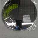 EISCO Round Large Convex Glass Mirror - 6" (150mm) Diameter - 150mm Focal Length - 5mm Thick Approx