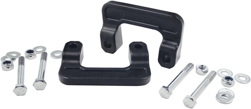 2" Leveling Kit replace 1307 Compatible with Chevy 1500 Ava-lanche 1500 2007-2013 Sil-verado/Sie-rra 1500 2007-2018 2WD/4WD Yu-kon XL/Su-burban1500 2007-2020 2WD/4WD Ta-hoe 2WD 4WD 2007-2021