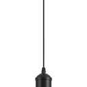 Pendant Lights, Farmhouse Pendant Lamp with Metal Shade (White Inside), Matte Black Industrial Pendant Lighting for Kitchen Island, Dining Room, Bedroom, Hallway (Pack of 1 Pendant)
