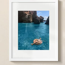 upsimples 17X25 Picture Frame , Display Pictures Without Mat, Wall Gallery Photo Frames, White