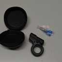 Metal Fidget Slider Toy for Adults, EDC Stress Relief Toy to Relieve Anxiety and Stress, Multi-Functional Desk Gadget for Focus and Relaxation (Black)