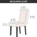 Gibelle Dining Room Chair Covers Set of 12, Stretch Parsons Chair Slipcovers Universal Removable Washable Chair Seat Covers Protector for Dining Room, Kitchen, Hotel and Party, Purple Cubes