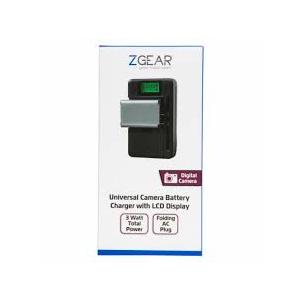 ZGEAR - Universal Camera Battery Charger W/LCD Charge Display