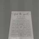 GardenCity Bridal Shower Gift Bingo, Bridal Shower Games for 50 Guests, Prefilled with Perforated Calling Card, Minimalist