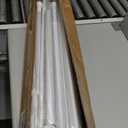 Floor to Ceiling Clothes Rack, Heavy-Duty Telescopic Garment Rack, 43122in Height & 3047in Width, 220lbs Total Load Capacity, 2-Pole, White