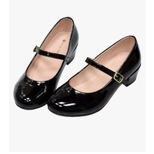 Girls Dress Shoes-Mary Jane Shoes for Girls, Princess Wedding Party Flower Girl School Shoes Low Heel Flats for Little/Big Kids