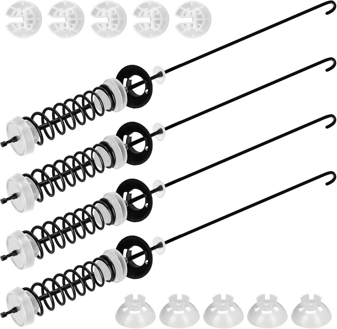 NTW4516FW3 NTW4516FW1 NTW4516FW2 NTW4655EW1 NTW4601BQ1 NTW4605EW1 NTW4611BQ1 NTW4635EW0 NTW4651BQ1 NTW4705EW1 Washer Suspension Rod Kit for Amana Washer by Pulluty,Replaces W10780045 W10537442