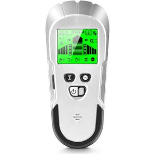 Stud Finder - 6 in 1 Electronic Wood Detector with Upgraded HD LCD Display for Detecting Edges and Centers of Metal, AC Wire, Wood, and Studs
