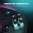ECHTPower Wireless PC Gaming Controller - Hall Effect Joystick, 2.4G & Wired 1000Hz Polling Rate, 800mAh Battery, Adjustable Turbo/Vibration - for PC/Switch/iOS/Android