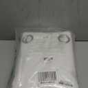 NICETOWN 100% Blackout Window Curtain Panels, Cold and Full Light Blocking Drapes with Black Liner for Nursery, 84 inches Drop Thermal Insulated Draperies (White, 2 Pieces, 52 Wide Each Panel)