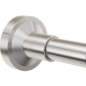 Bonpally Shower Curtain Rod 32-75 Inches Adjustable, Non-Slip Spring Tension Shower Rod Stainless Steel for Bathroom, No Drilling, Brush Nickel Bonpally Shower Curtain Rod 32-75 Inches Adjustable, Non-Slip Spring Tension Shower Rod Stainless Steel for Bathroom, No Drilling, Brush Nickel