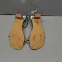 DREAM PAIRS Girls Sandals Ankle Strap Square Toe Low Heel Bow Flower Dress Shoes (Size 1 Little Kid, Silver)