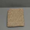 LEEVAN Washable Bathroom Rug, 2'x3' Low Profile Entryway Rugs Tan Front Door Mat Cotton Reversible Kitchen Mat Boho Bedroom Rug Farmhouse Carpet for Foyer Front Porch Decor