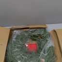 DN DECONATION Artificial Christmas Norfolk Pine Stems, Faux Pine Branches 35.4" 6PCS - Real Touch PE Greenery Fake Pine Needles for Vase Arrangements, Winter, Holiday Indoor Outdoor Home Decor (Set of 6, Green90)