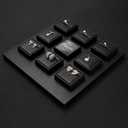 PU Leather Necklace Jewelry Stand Bracelet Display Holder Showcase Display Block Jewellry Storage Stand for Shows (Black)