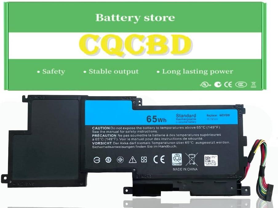 CQCBD W0Y6W WOY6W Battery Replacement for Dell XPS 15 15-L521X 9F233 3NPC0 03NPC0 15-L521X XPS15-3828 Series Notebook CN-03NPC0 9F233 09F233 9F2JJ 09F2JJ T1G6P Laptop (11.1V 65Wh)