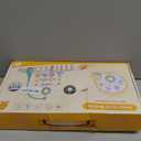 BOBXIN Baby Musical Crib Mobile for Bassinet with Projector and Night Light,150 Music,Timing Function,Take Along Mobile Musical Box and Rattle,Toy for Newborn Girls Boys (pink)