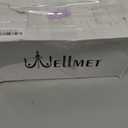 Wellmet 13"x13"x10" Assembly Required Lampshade for Table Lamp, Bedside Lamp, Floor Lamp, Fabric Drum Lampshade Classic Modern Style, Spider Fitter, Linen