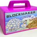 Igloo Fort Block Form Snow Block Maker, Sand Castle Mold, Beach Winter Snow Building Kit Toys for Kids, (Purple)