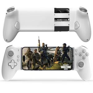 arVin USB C Mobile Gaming Controller for iPhone 17/16/15 Series & Android (USB-C) Plug & Play - Remote Play for PS5/PS4/Xbox/PC Consoles, Cloud Game, Emulator, with Hall Effect Joysticks/Turbo/Back keys