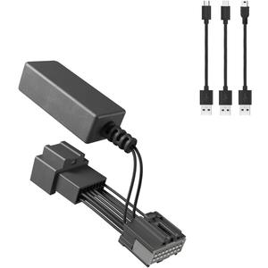 Dashcam Power Adapter (16-pin Type A) for Ford Vehicles. Compatible with Select Bronco, F150 and More. Connects to Rearview Mirror, Built-in USB Power Source