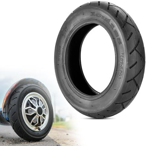 RUTU Heavy Duty 10x2 / 10x2.125 Tire - Compatible with Smart Electric Balance Scooter Bike, Bicycle, Tricycle, Stroller Replacement Wheels - For 10 inch Tires with 6 inch Rims