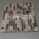 Art3d 10-Sheet Heavy-Duty Peel and Stick Backsplash, Waterproof Wall Tiles Stick on Kitchen Backsplash Living Space, Sandstone (12 x 12 Inch)