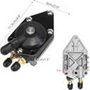 Fuel pump 0438559 with Gasket Fit For Johnson For Evinrude For OMC Outboard Assembly 25 35 50 65 70 75 85 88 90 100 105 115 135 140 HP, Replace 385784 433390 395712 398385 765591 438557 0383765