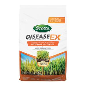 Scotts DiseaseEx Lawn Fungicide, Controls and Prevents Disease Up to 4 Weeks, Treats Up to 5,000 sq. ft., 10 lbs. Scotts DiseaseEx Lawn Fungicide, Controls and Prevents Disease Up to 4 Weeks, Treats Up to 5,000 sq. ft., 10 lbs.