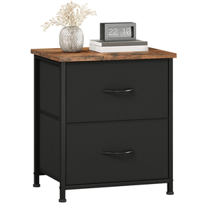 Somdot Night Stand with 2 Drawer, Small Nightstand End Table, Bedside Table
Small Dresser Side Table Storage Organizer with Fabric Bins and Wooden Top for Bedroom, Closet, Entryway, College Dorm
Amazon's Choice