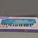 Keyboard Piano for Kids, BIGFUN 37 Keys Toddler Piano Multifunction Music Educational Instrument Toy, Electronic Kids Keyboard for 3-7 Year Old Girls and Boys (Blue)