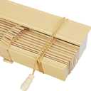 2-inch Cordless Faux Wood Blinds, Room Darkening Horizontal Window Blinds,Plantation Blinds Indoor Wooden Venetian Blinds for Windows Privacy Venetian Shades,Bathroom Blinds (Wood Color)