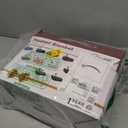 Homemate Heated Blanket Electric Throw - 50"x60" Heating Blanket Throw 1/2/4/6/8 Hours Auto-Off 10 Heat Level Over-Heat Protection Flannel Sherpa ETL Certification (01 - Light Grey)