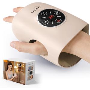 Hand Massager, 9 Modes 9 Intensities Hand Massage, Cordless Hand Massager for Arthritis and Carpal Tunnel, Mother's Day Gifts for Men Women Parents Relaxation at Office, White