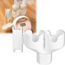 Bottle Holder for Spectra S1 & S2, Dual Organizer with Hose Management Compatible with Spectra New/Old Bottle, Space-Saving & Easy Installation (White, New Breast Pump)