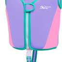 Toddler Swim Vest Kids Floaties Boys Girls Swim Float Jacket Buoyancy Swimwear (Small(1-2yrs/22-33lbs), Taro Purple)